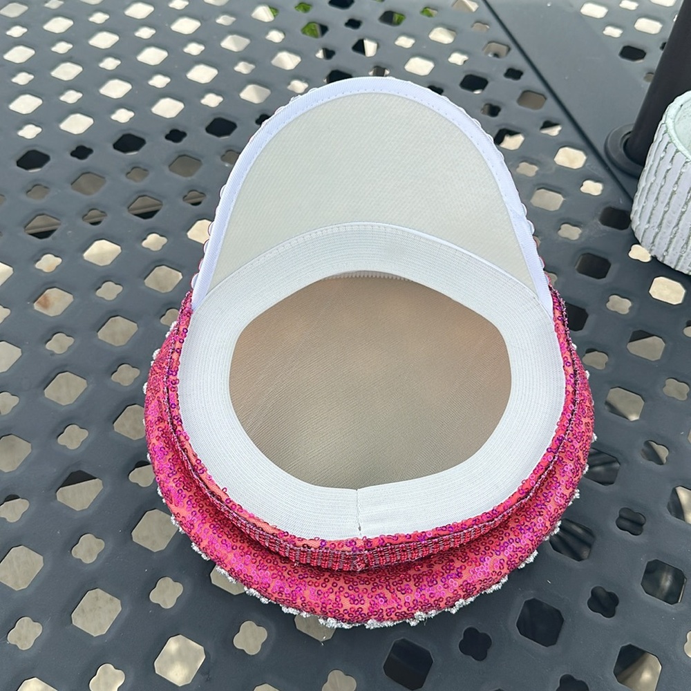Pink Rhinestone Bling 21 Birthday Captain Festival Party Vegas Hat Dolly Parton - Picture 6 of 7